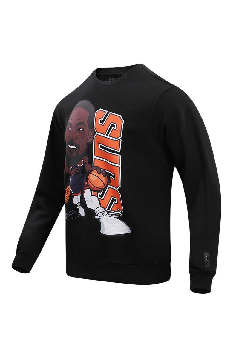 PRO STANDARD Men's Pro Standard Kevin Durant Black Phoenix Suns Avatar Pullover Sweatshirt, Alternate, color, 