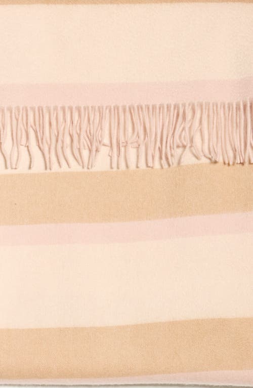 Portolano Stripe Fringe Cashmere Wrap Scarf
