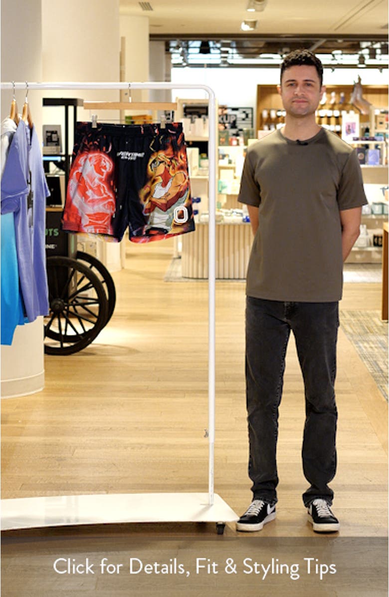 Anime Rival Mesh Basketball Shorts, sales video thumbnail