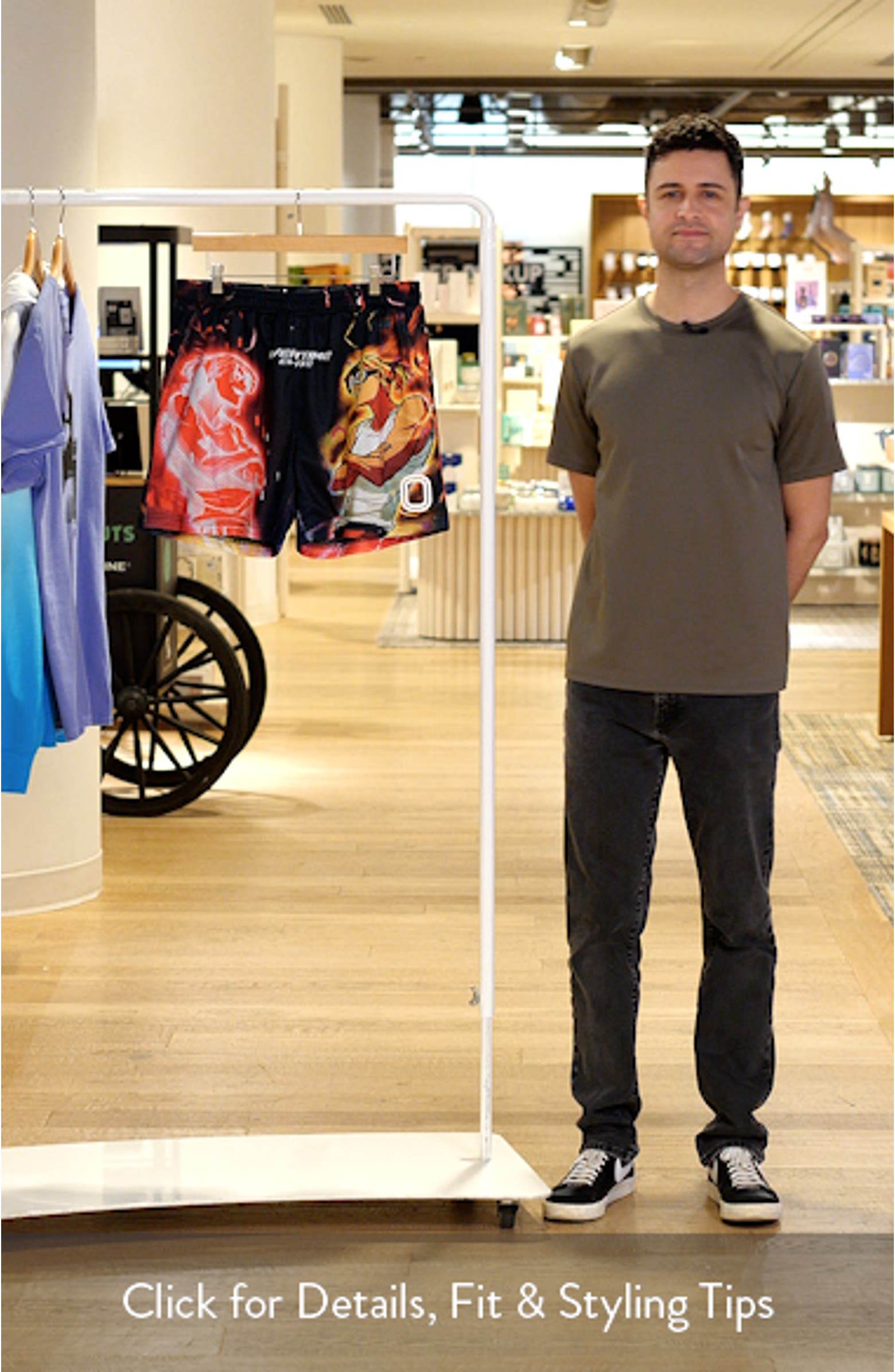 OVERTIME Anime Rival Mesh Basketball Shorts | Nordstrom