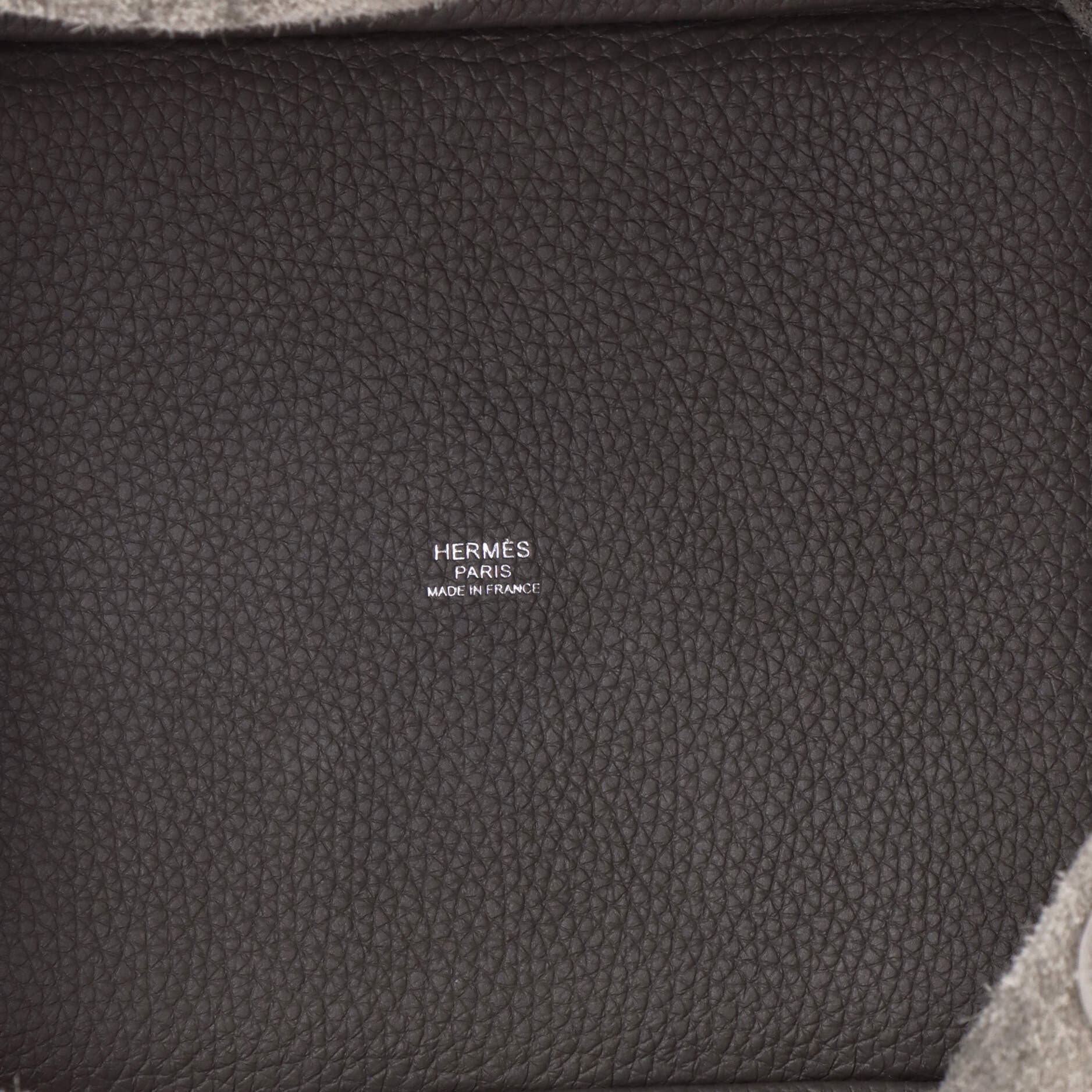 Pre-Owned Hermes Picotin Lock Bag Clemence MM, Alternate, color, Gris Meyer