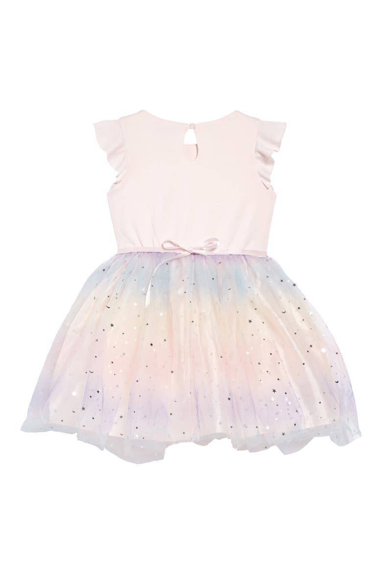 Ponte Tutu Dress, Alternate, color, BLUSHMULTI