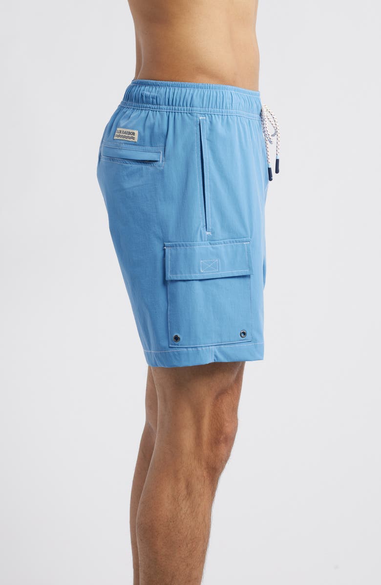Fair Harbor Breaker Water Repellent Swim Trunks, Alternate, color, Wave Blue