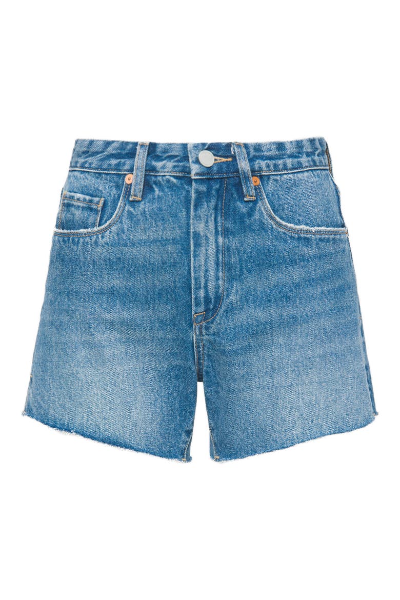 Denim Mom Shorts, Main, color, GOOD VIBRATIONS