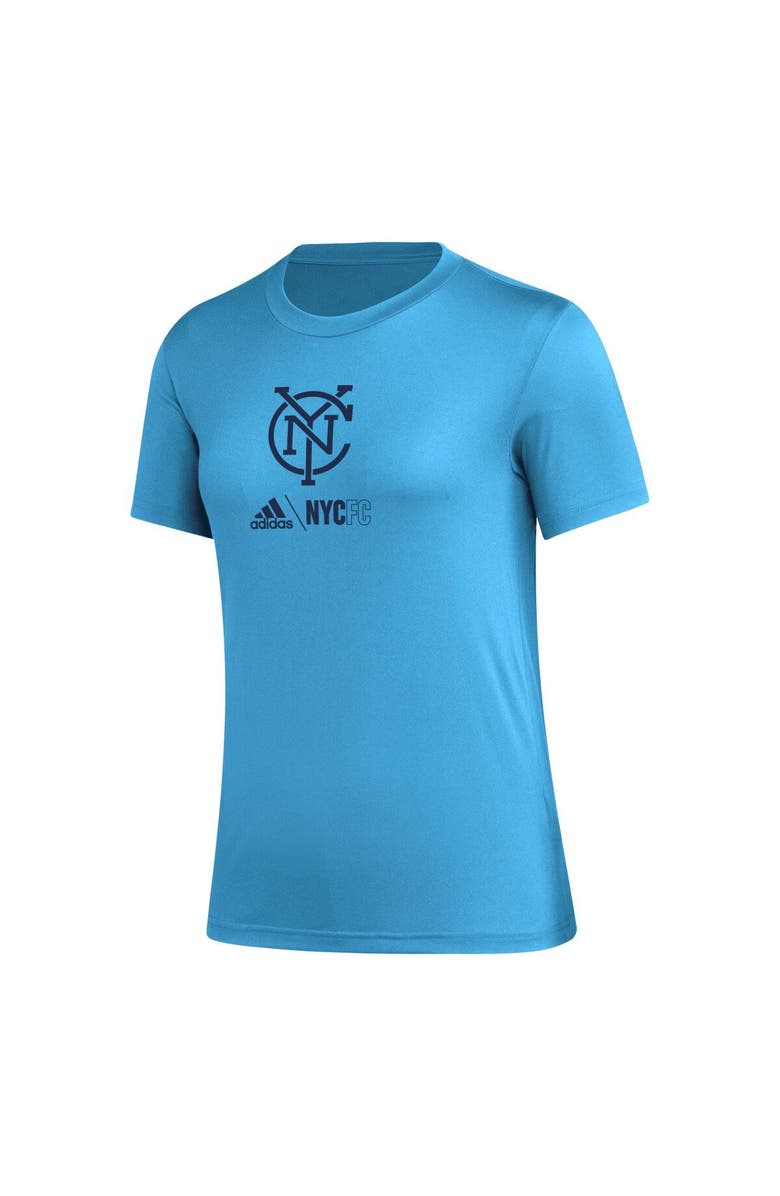 adidas Women's adidas Light Blue New York City FC AEROREADY Club Icon T-Shirt, Alternate, color, Light Blue