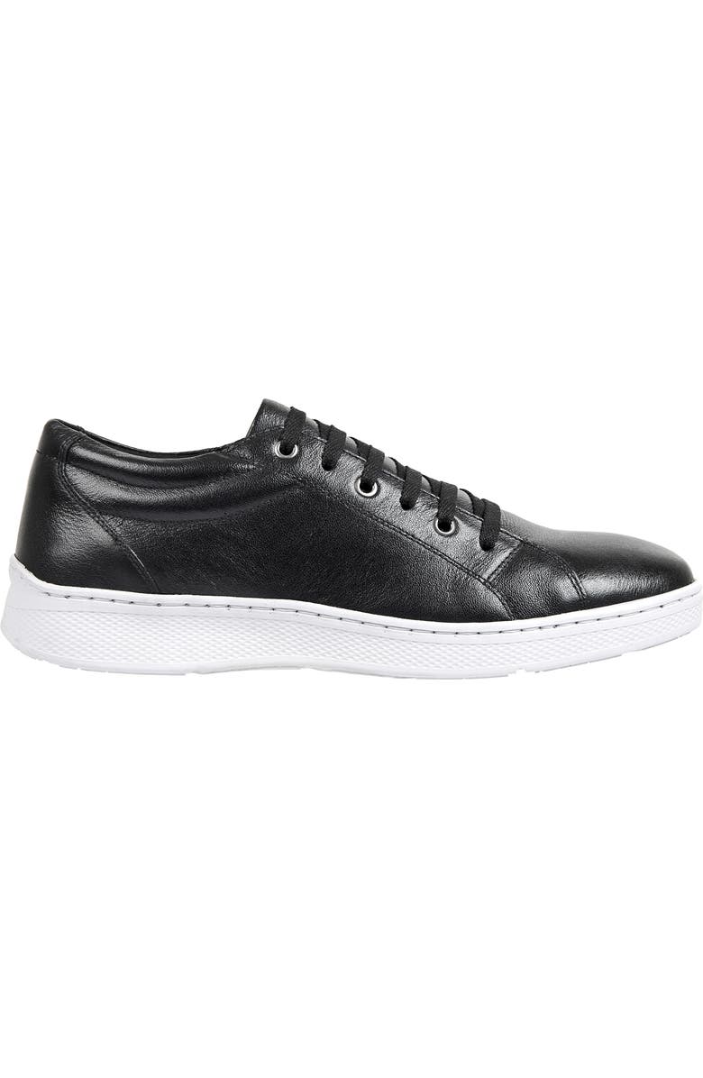Sandro Moscoloni Leather Sneaker, Alternate, color, Black