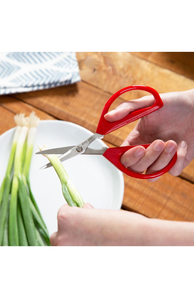 JOYCE CHEN Original Unlimited Kitchen Scissors 2-Pack, Alternate, color, Red