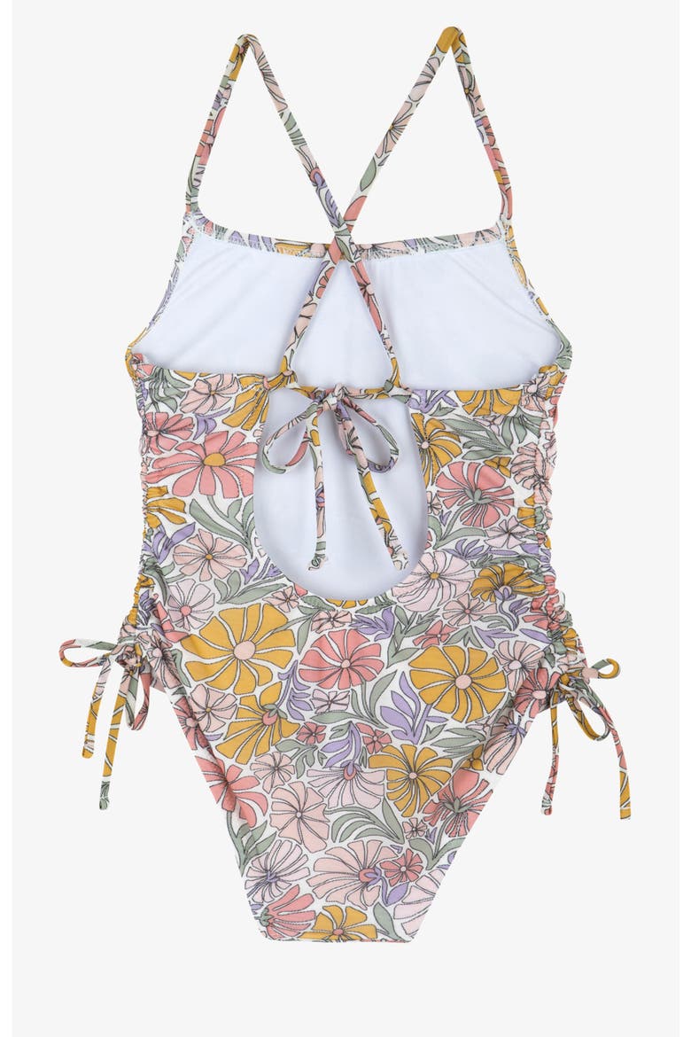 Soft Bloom Criss Cross Back Adjustable One Piece, Alternate, color, Multi