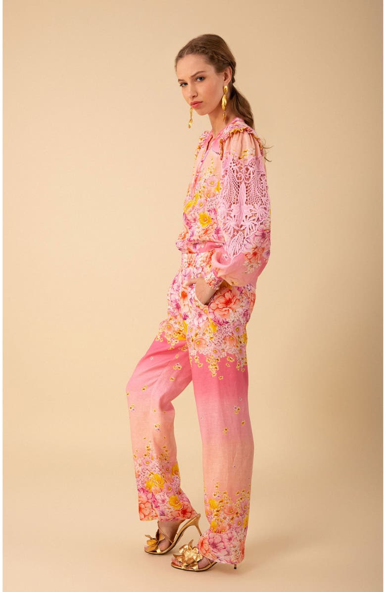 Hale Bob Reese Linen Top, Main, color,
