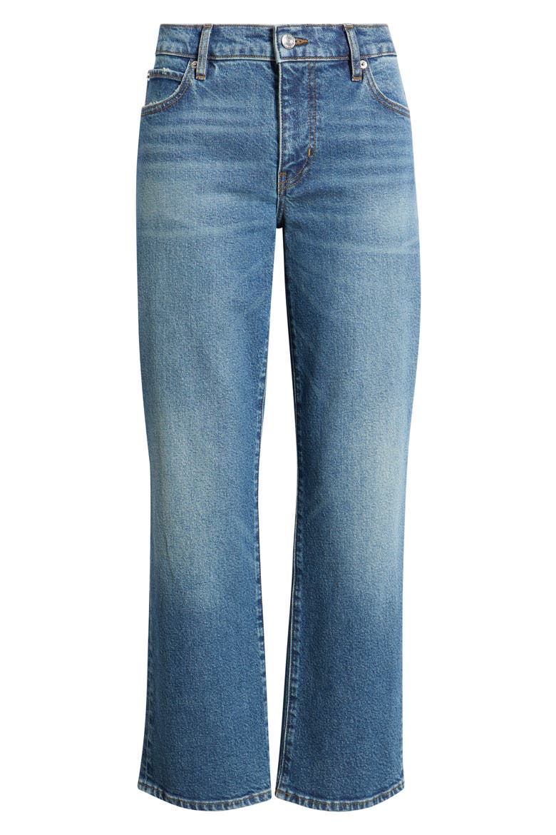 The Cigarette Crop Straight Leg Jeans, Alternate, color, FINCH