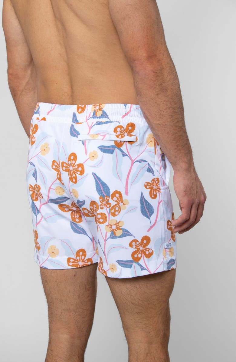 LEISURE LAB Drift Bloom Swim Trunk, Alternate, color, Drift Bloom