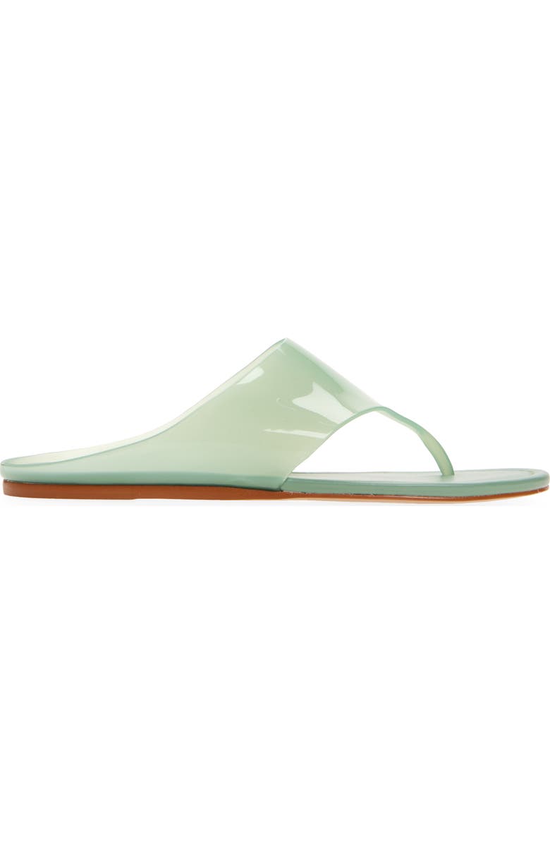 FARM Rio Jelly Flat Sandal, Alternate, color, Dusty Green