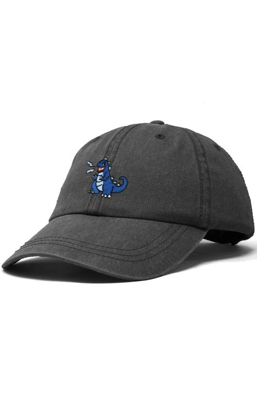 Dalix Big Lizard Cap In Washed Gray