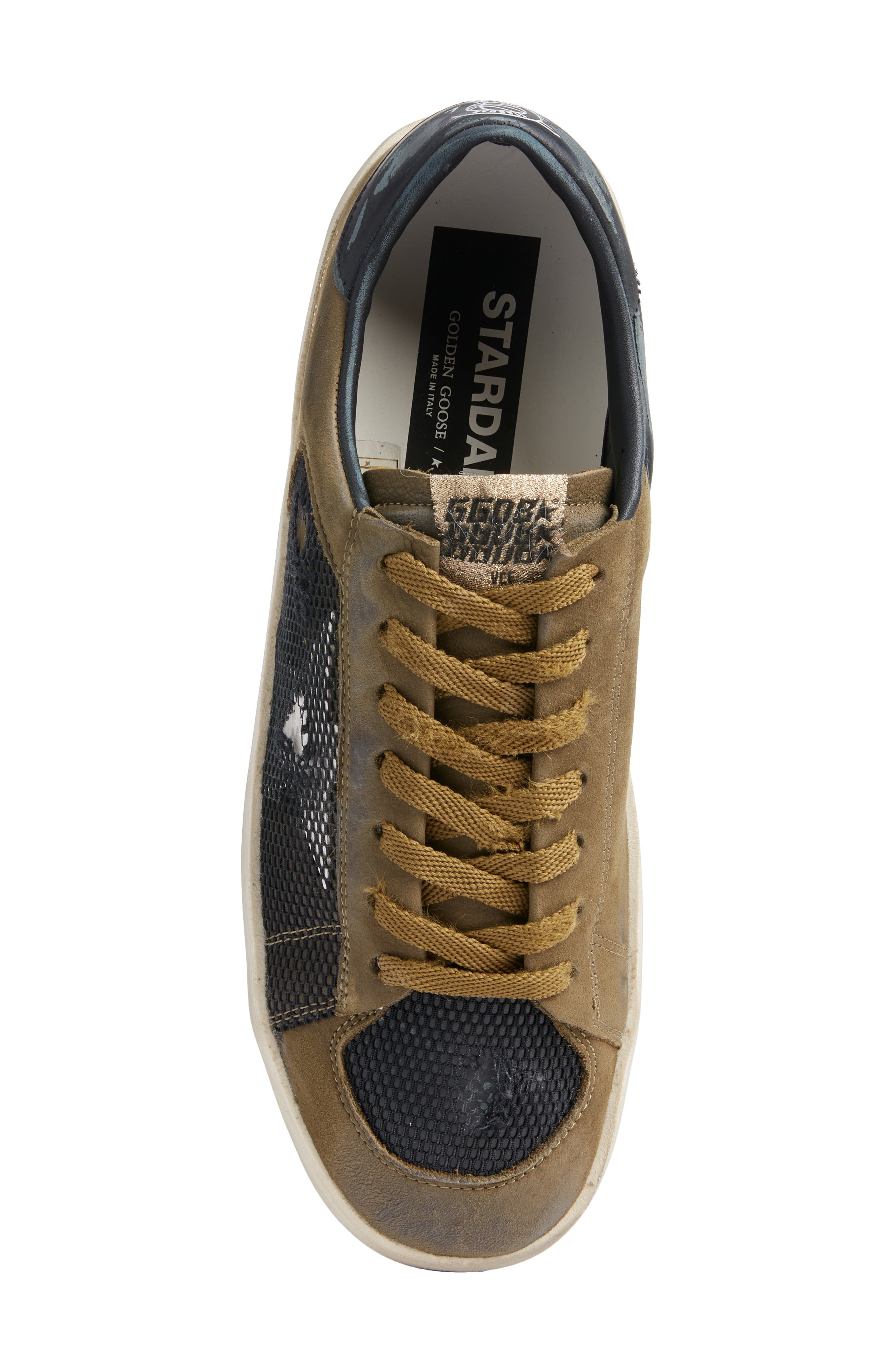 Golden Goose Stardan Mixed Media Sneaker, Alternate, color, 