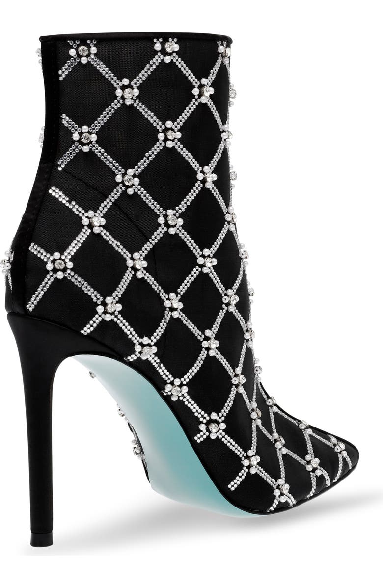Betsey Johnson Lark Crystal Embellished Bootie, Alternate, color,