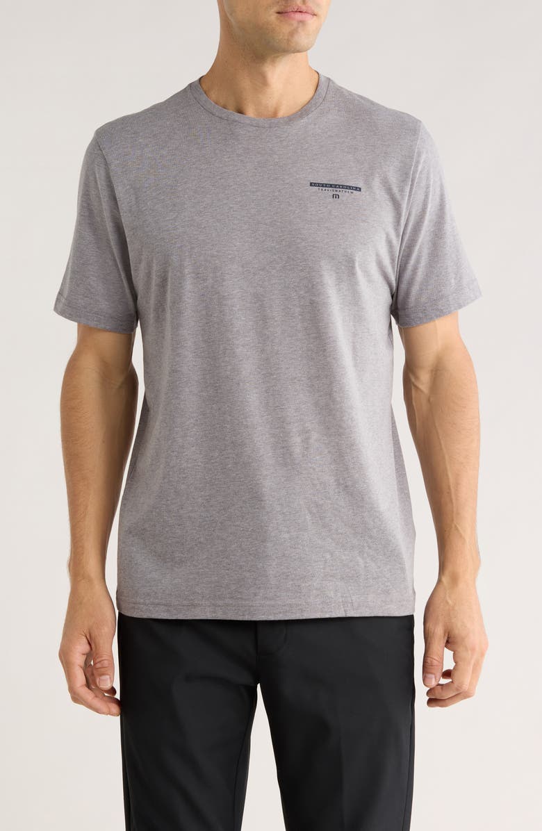 TravisMathew Coast Cruise Cotton Graphic T-Shirt, Main, color, Heather Medium Grey