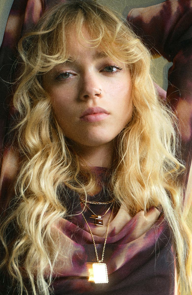 MANGO Long Sleeve Maxi Dress, Alternate, color, Burgundy