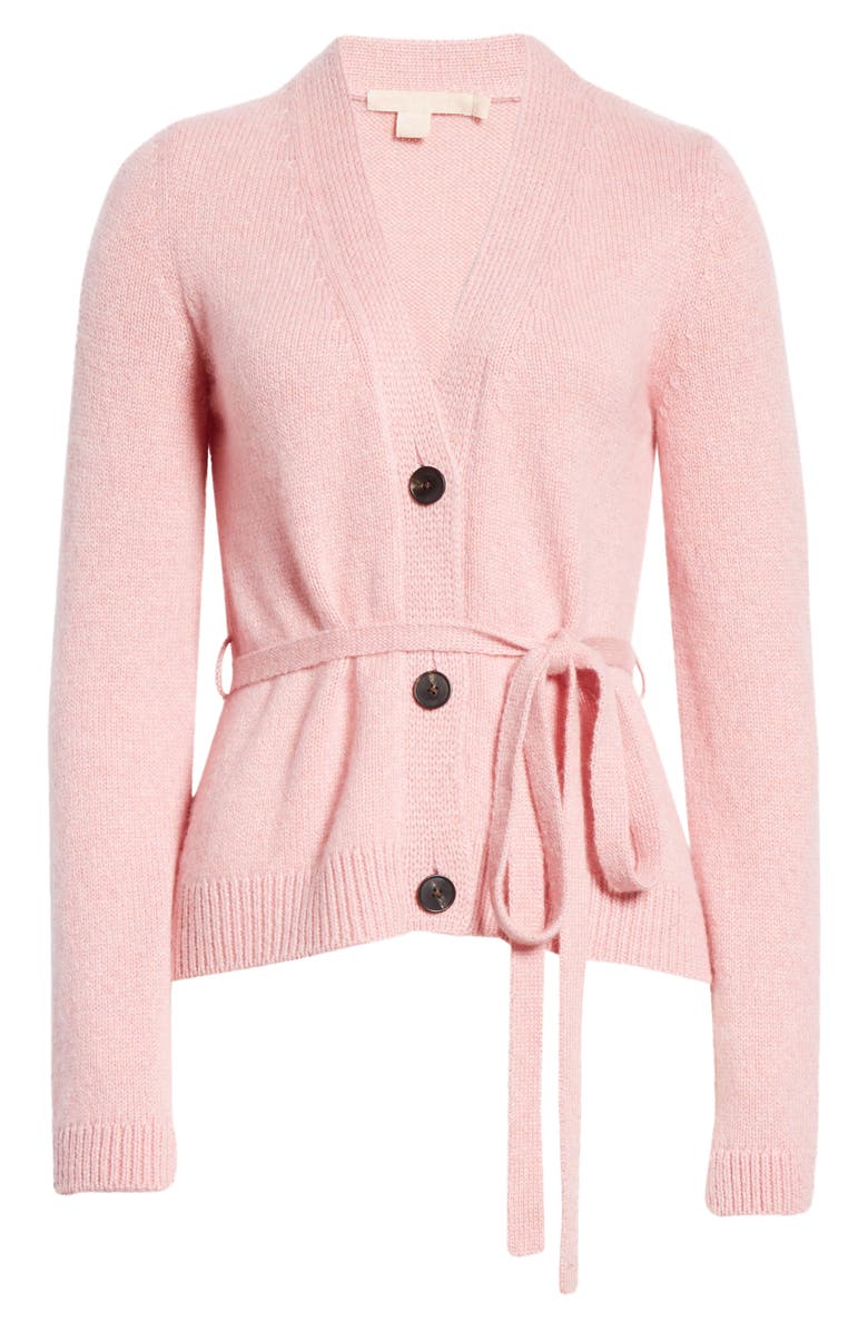Brock Collection Belted V-Neck Cashmere Cardigan, Alternate, color,