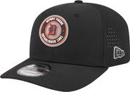 New Era Men's New Era  Black Detroit Tigers Circle 9SEVENTY Adjustable Hat