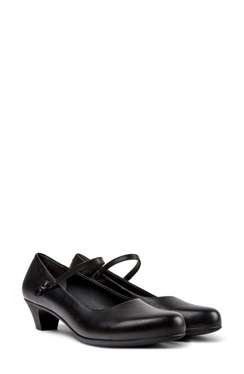 Camper Helena Bajo Mary Jane Pump in Black 