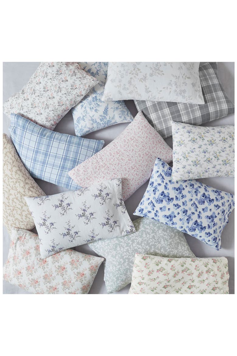 Crestwood Cotton Flannel Sheet Set, Alternate, color, LT-PASTEL GREY