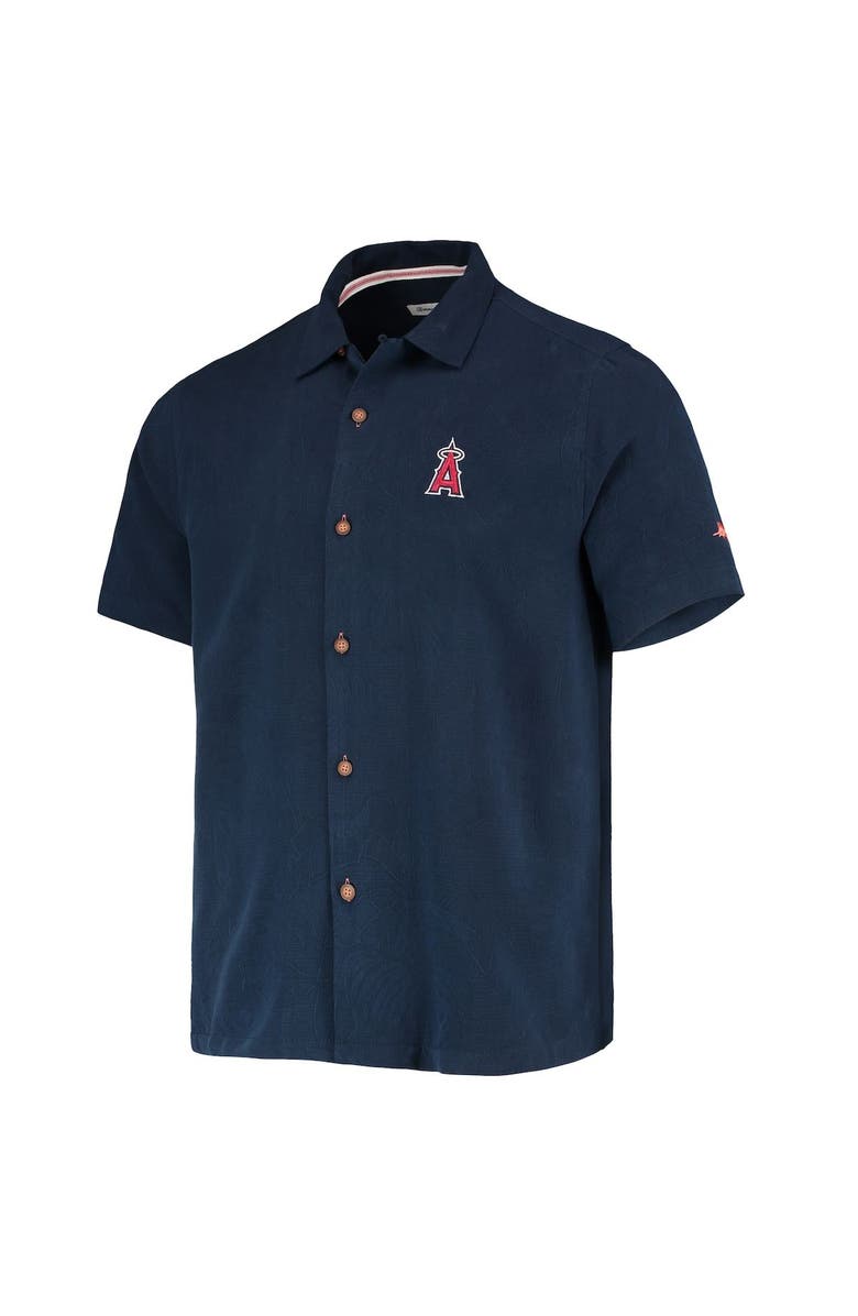 Tommy Bahama Men's Tommy Bahama Navy Los Angeles Angels Baseball Bay Button-Up Shirt, Alternate, color, 