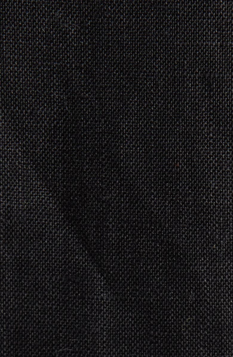 BOAMAR Harper Cutout Linen Blend Cover-Up Dress, Alternate, color, Black