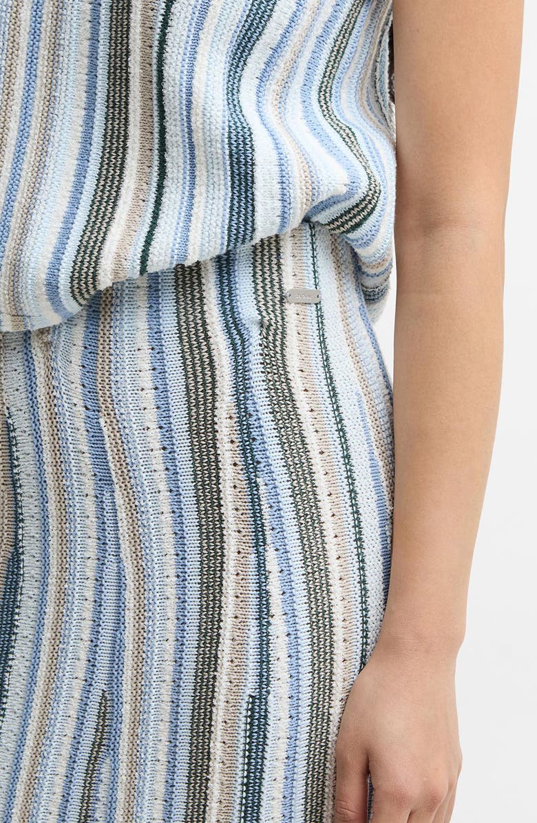 Barbour Josie Pointelle Knit Maxi Skirt, Alternate, color, Blue Multi