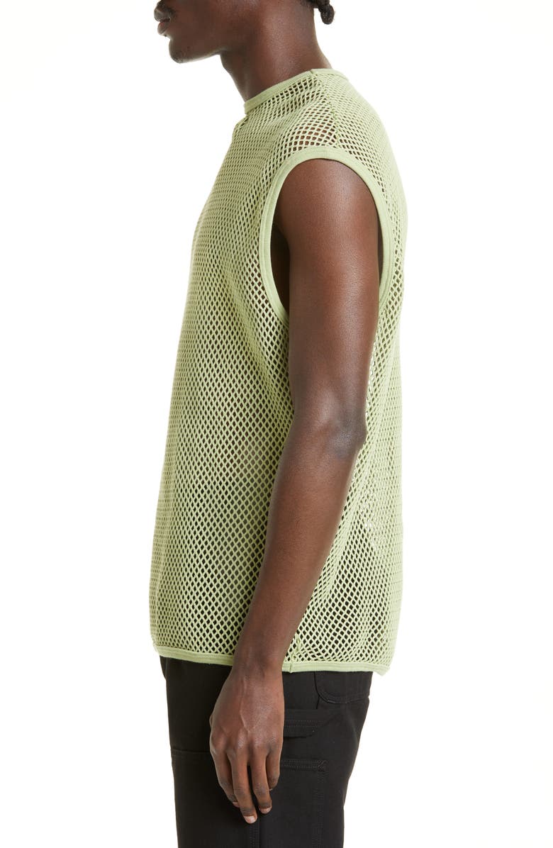 Raf Simons Oversize Mesh Tank Top, Alternate, color,