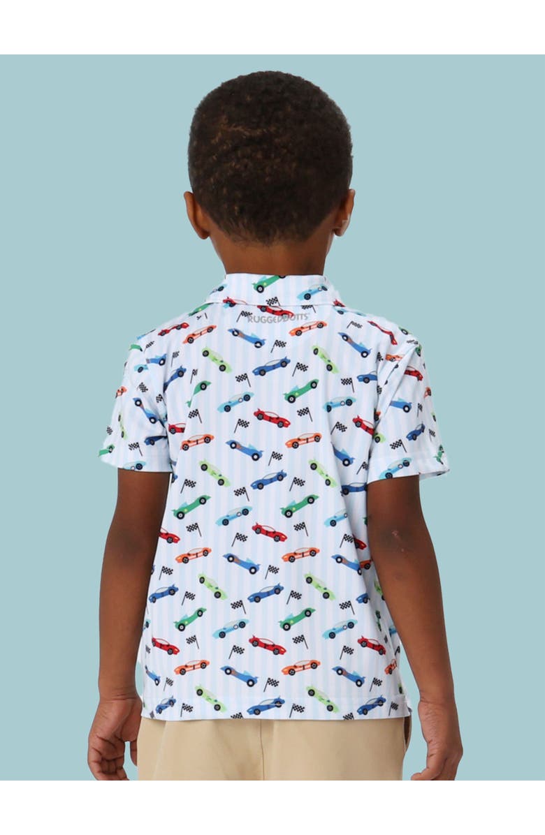 RuggedButts Knit Short Sleeve Performance Polo, Alternate, color, Tiny Let's Roll