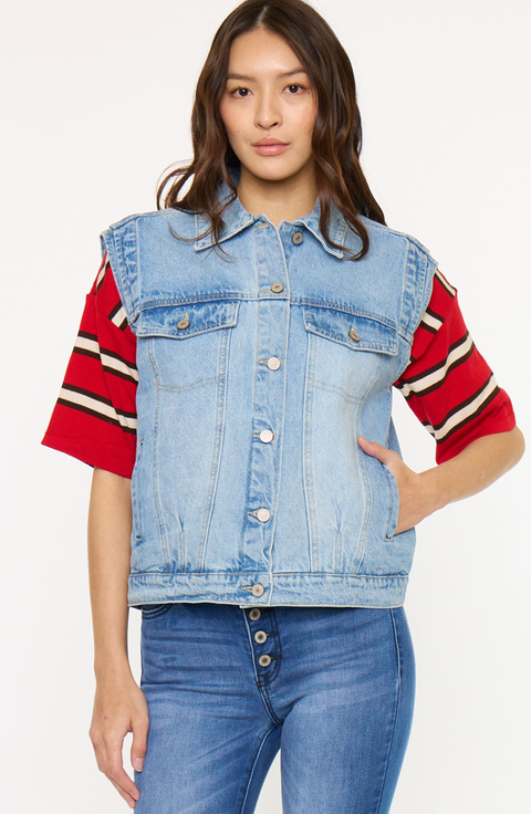 Joey Oversized 80's Vest