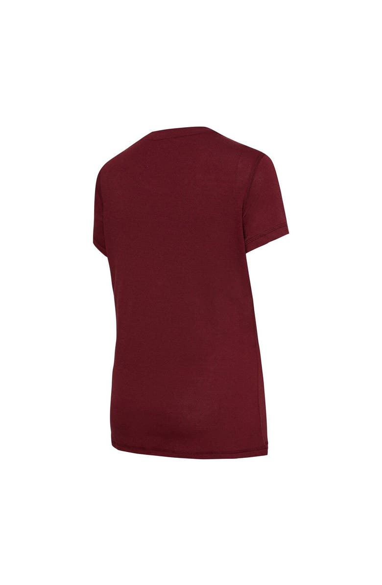 CONCEPTS SPORT Women's Concepts Sport Burgundy/Gold Washington Commanders Arctic T-Shirt & Flannel Pants Sleep Set, Alternate, color, 