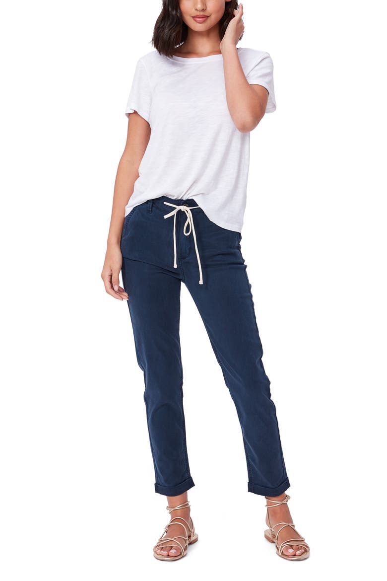 Christy Drawstring Waist Pants, Alternate, color, FRENCHWATR