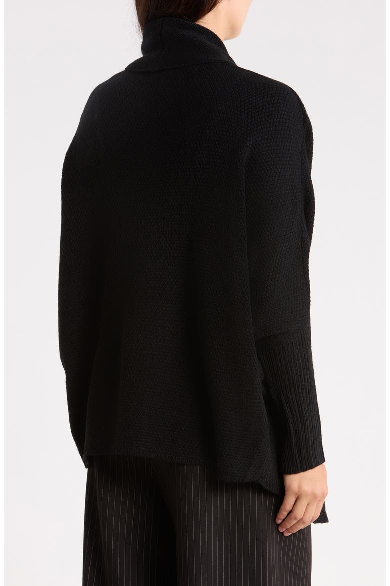 Open Front Cardigan, Alternate, color, BLACK