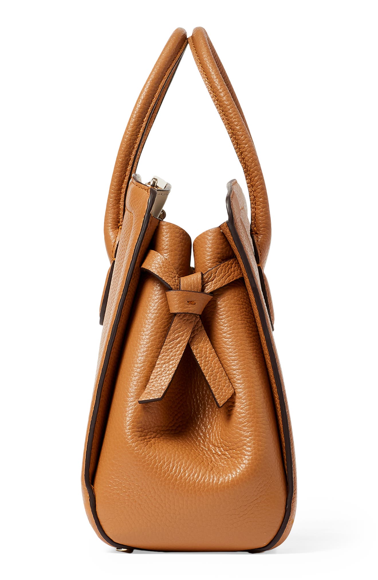 knott medium leather satchel, Alternate, color, BUNGALOW