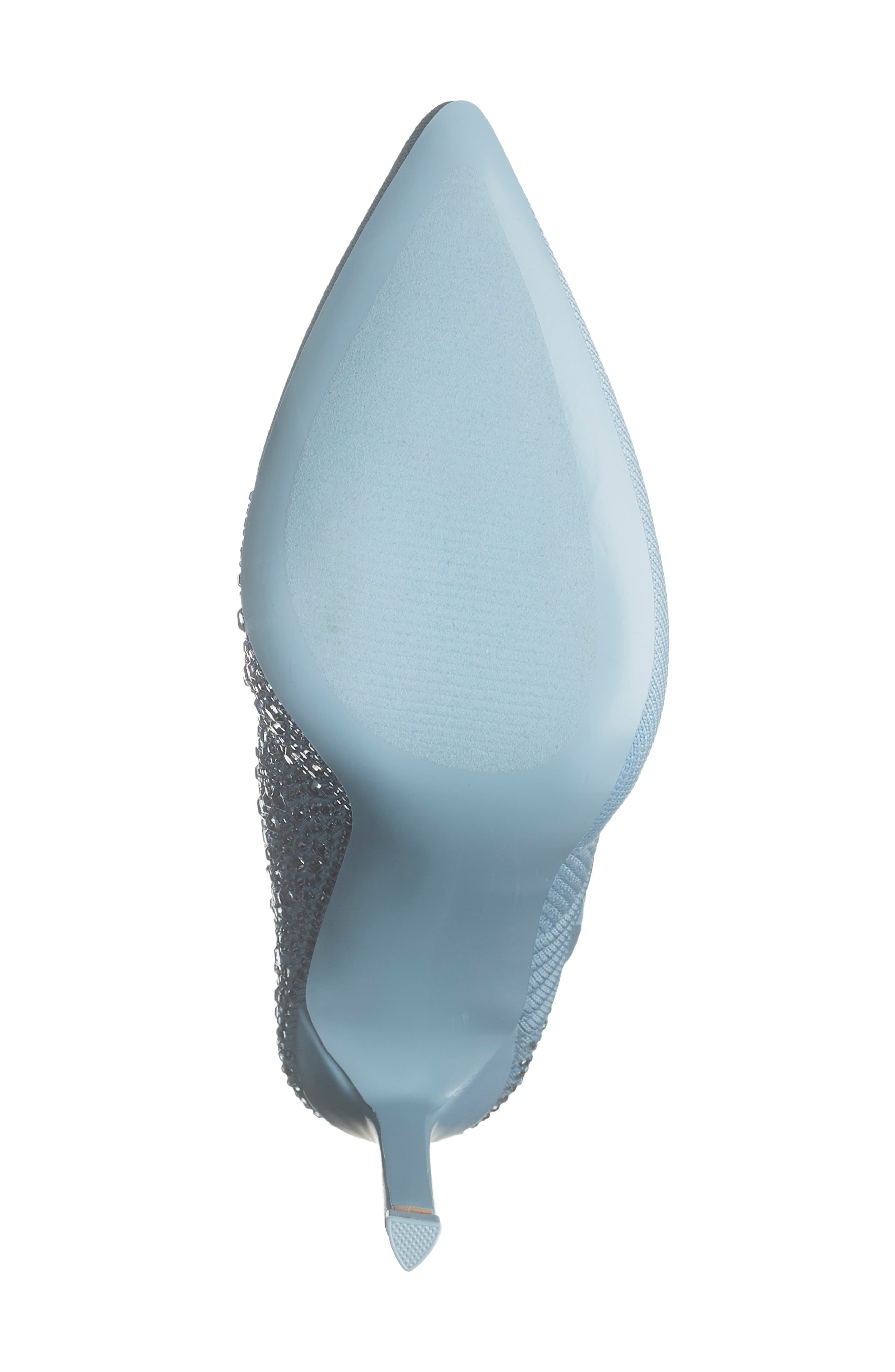 Maxwelle Pointed Toe Knit Boot, Alternate, color, BLUE