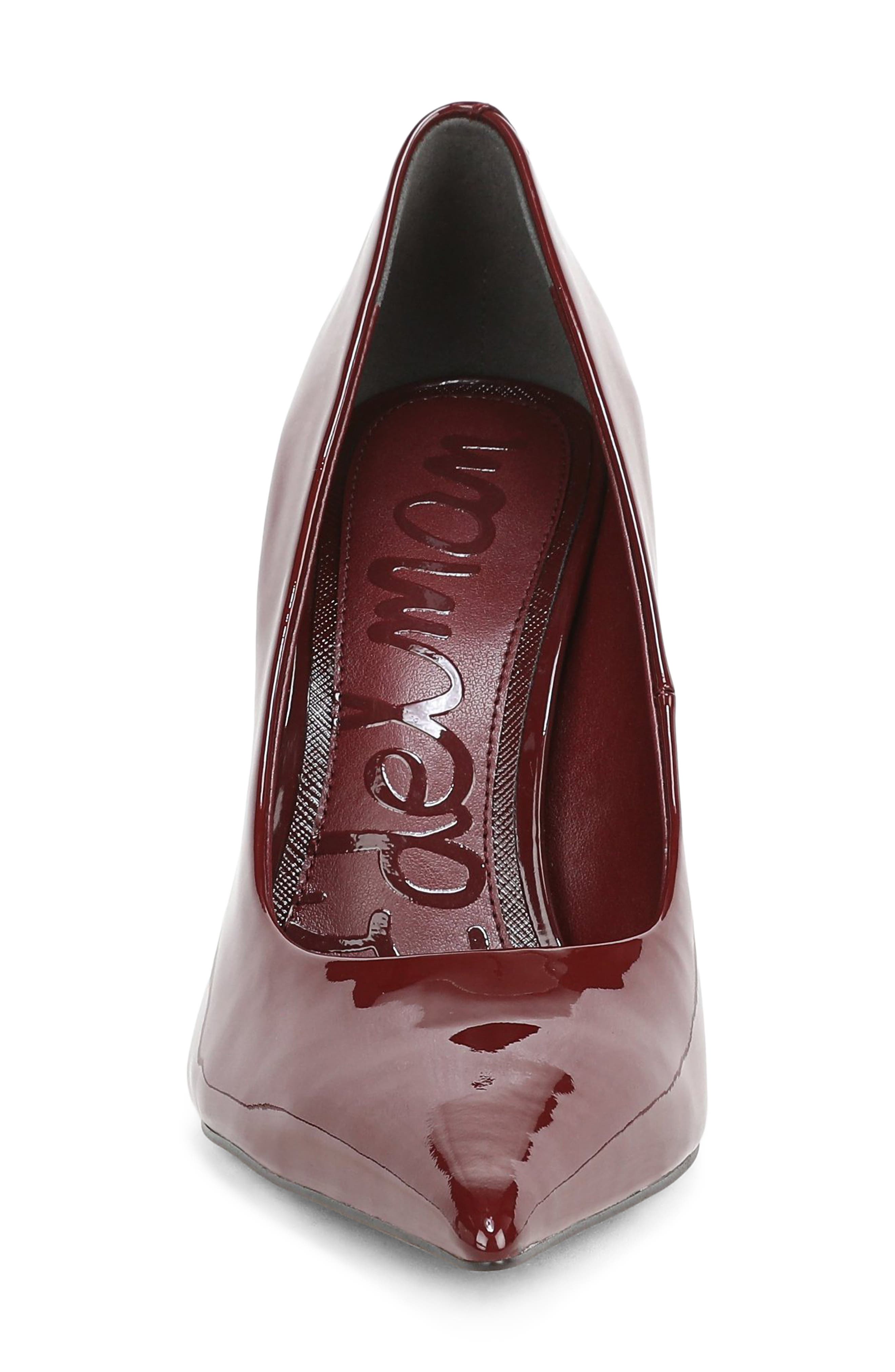 Talula Pump, Alternate, color, FRENCH MERLOT PATENT
