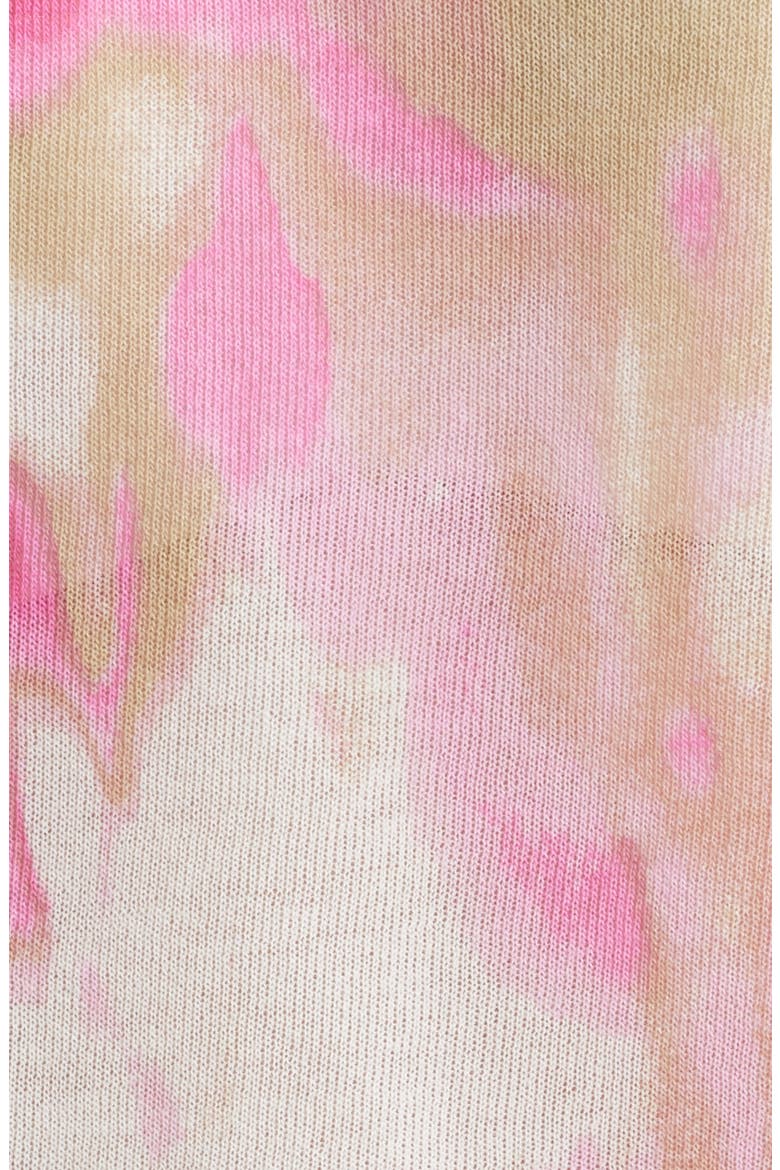 Tie Dye Cotton Blend T-Shirt, Alternate, color, MAY WTRCLR