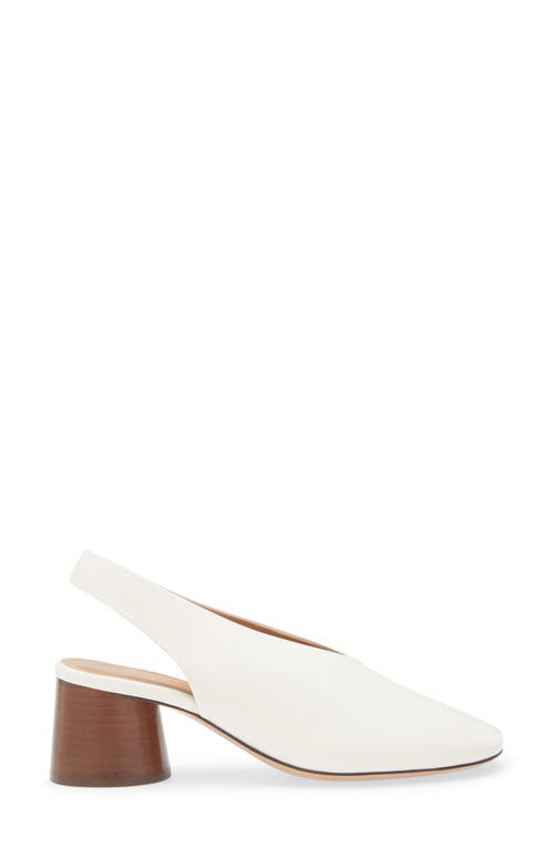 Mansur Gavriel Glove Slingback Pump In Bianca