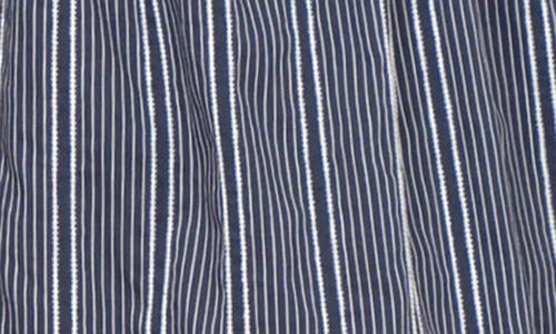 Shop Adelyn Rae Stripe Tiered Maxi Dress In Navy