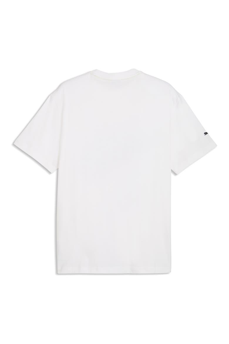 AMF1 Relaxed Fit Cotton Graphic T-Shirt, Alternate, color, PUMA WHITE
