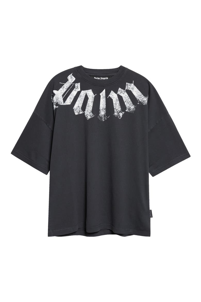 Big Neck Logo Cotton Graphic T-Shirt, Main, color, BLACK - OFF WHITE