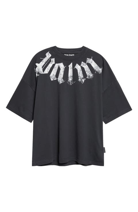Big Neck Logo Cotton Graphic T-Shirt