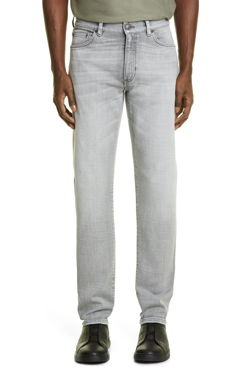 ZEGNA Stretch Denim Slim Fit Jeans, Main, color, 