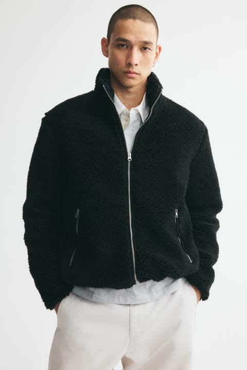 Teddy Fleece Jacket With Zipper