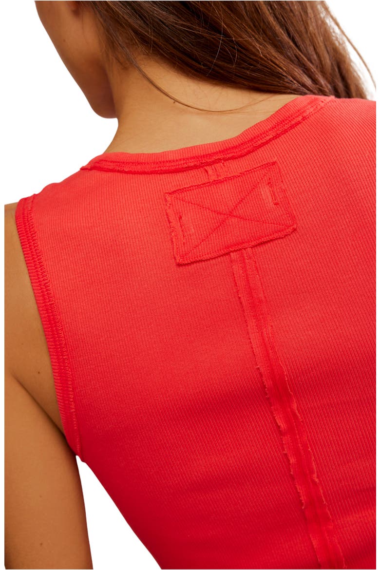 Neria Rib Tank, Alternate, color, TART BERRY