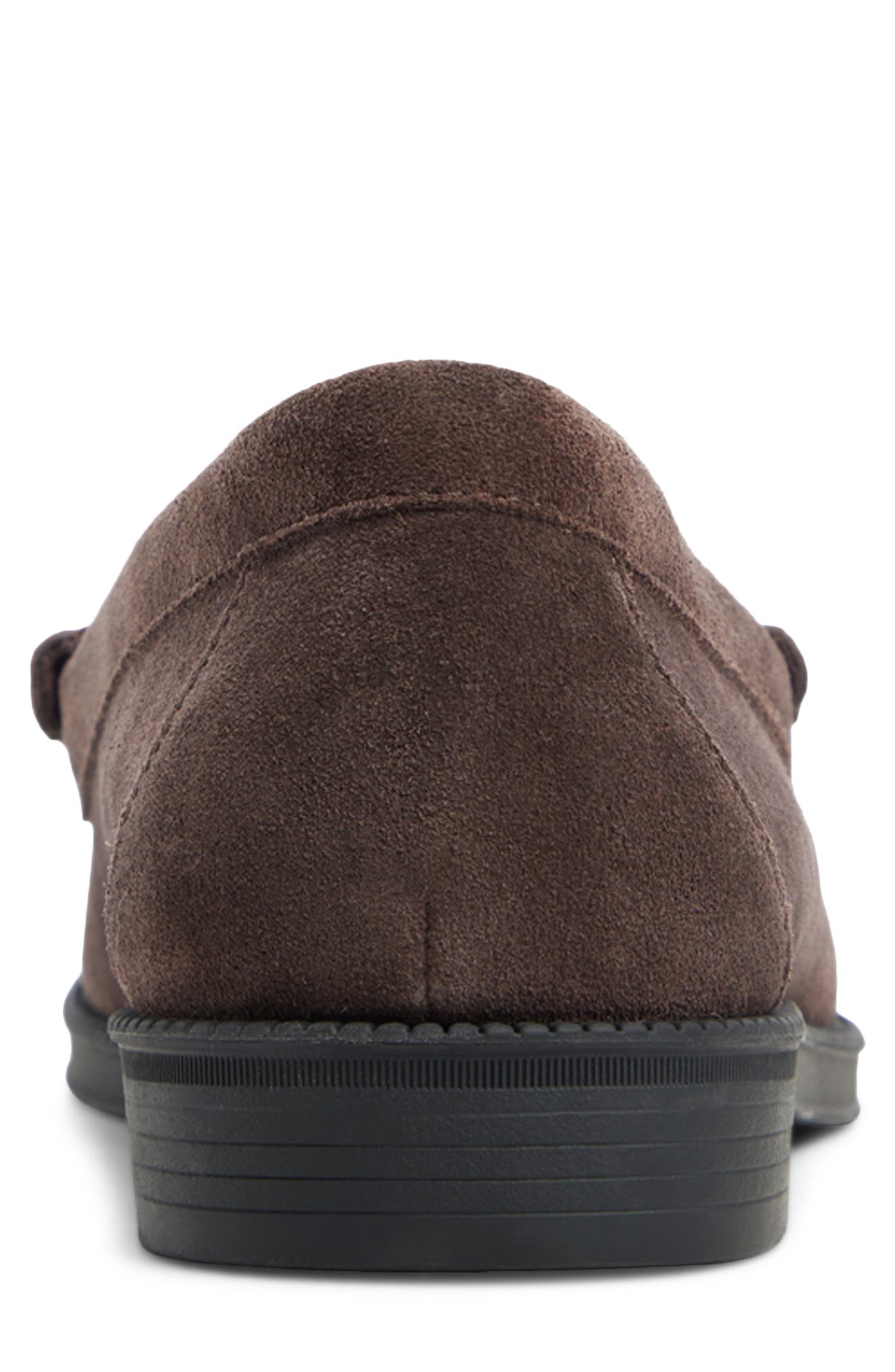 Carver Leather Tassel Loafer, Alternate, color, DARK BROWN