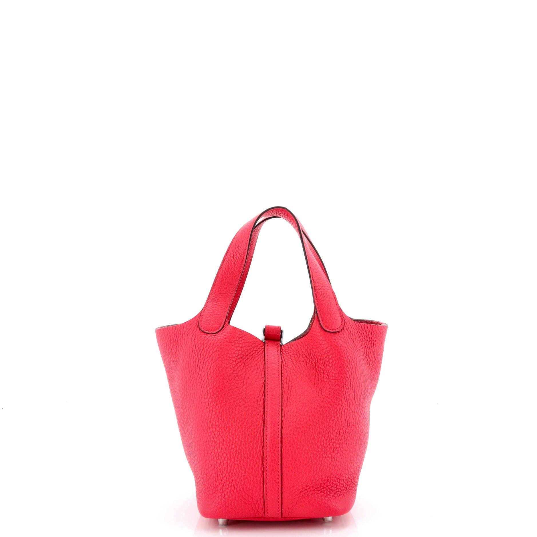 Pre-Owned Hermes Picotin Lock Bag Clemence PM, Alternate, color, Rose Extreme