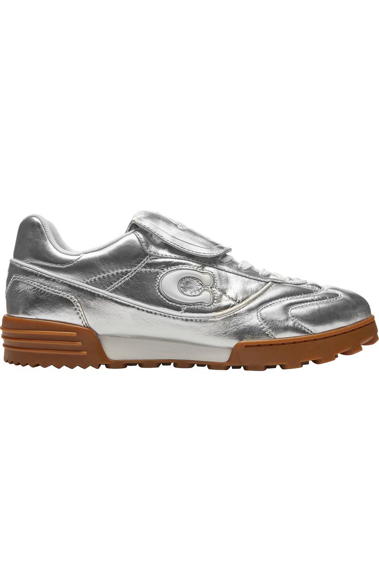 COACH Match Sneaker, Alternate, color, Silver