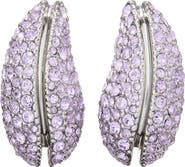 Tory Burch Pavé Wave Drop Earrings